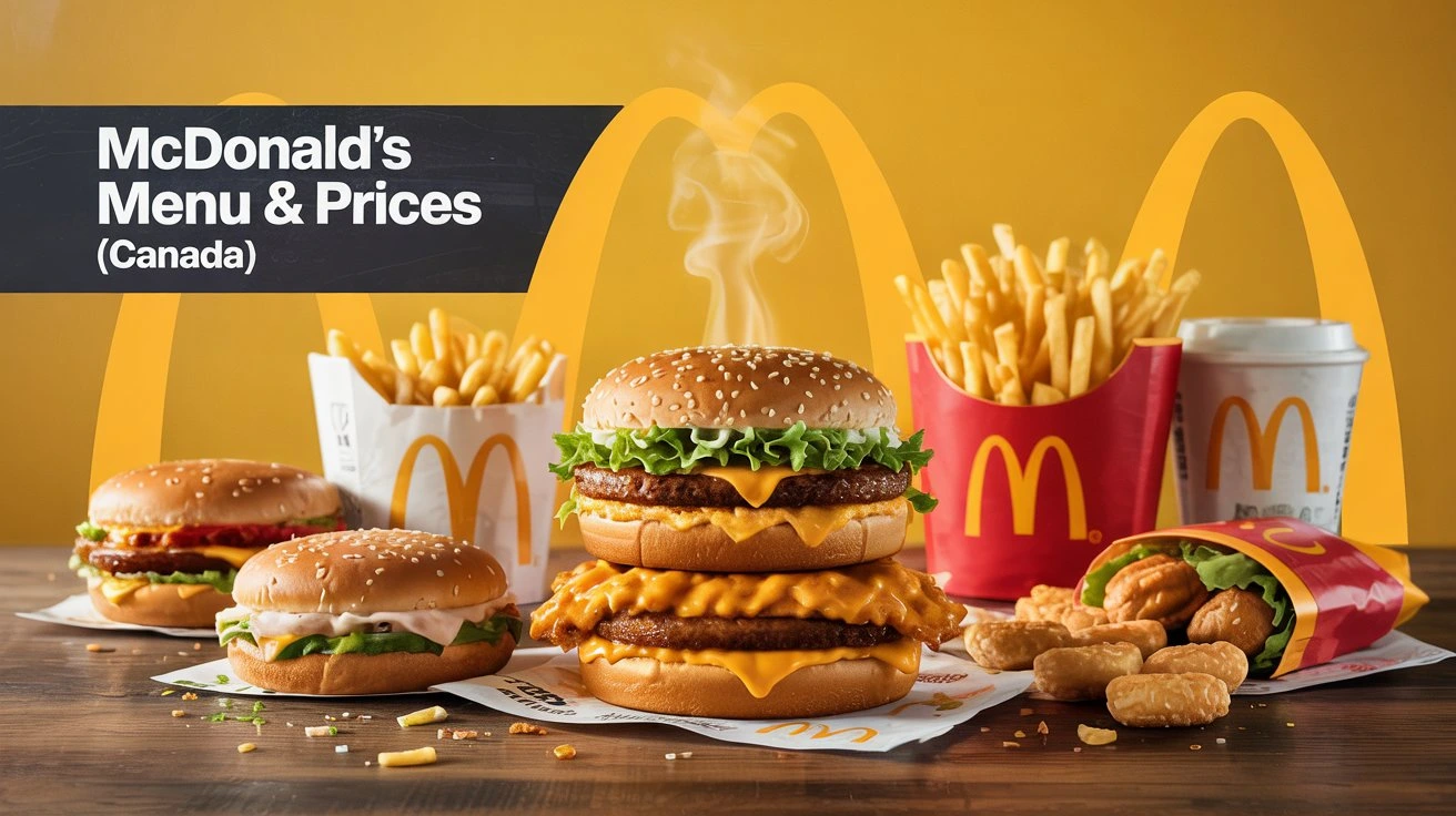 McDonald's Menu Canada With Prices & Calories 2025